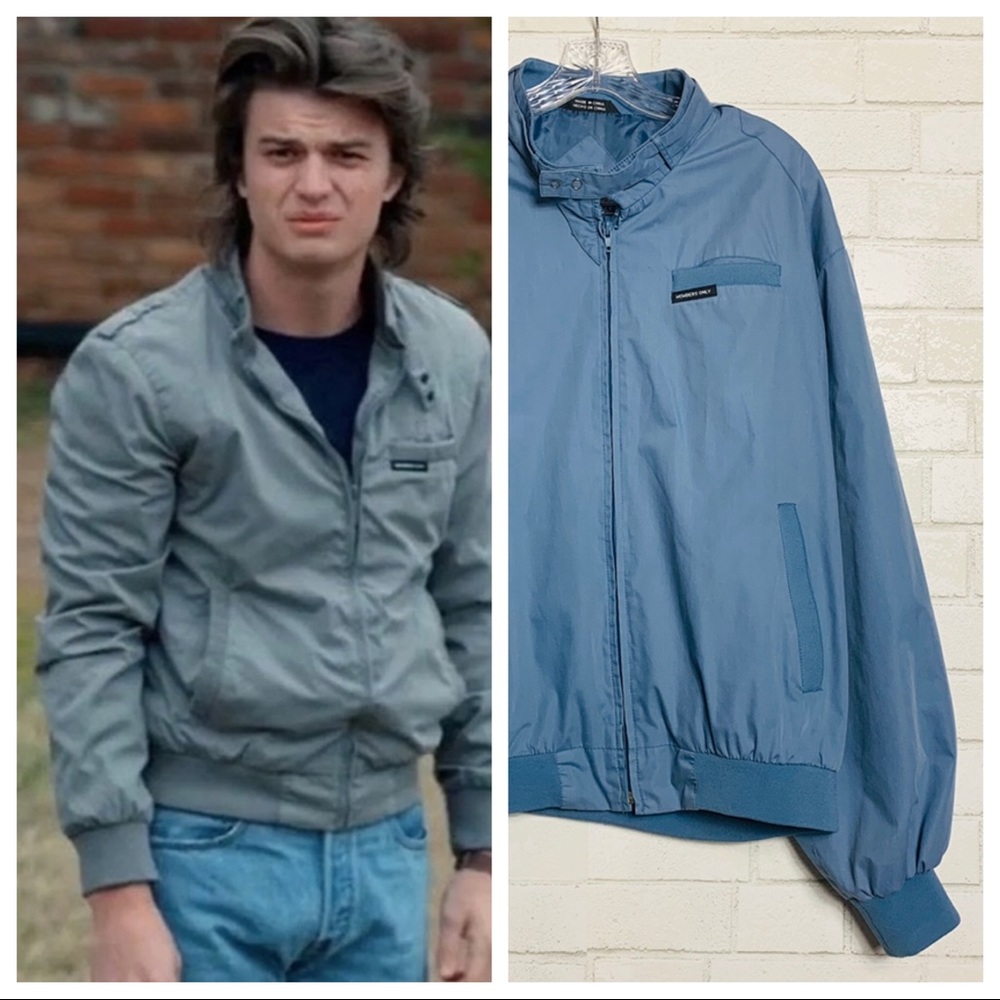 Members Only blue Jacket From stranger things